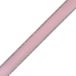 Pink with Silver Edge Ribbon